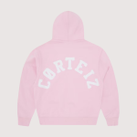 Corteiz Colly Arch Zip Hoodie Pink Sale Stock!