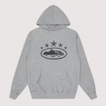 Corteiz 5 Starz Alcatraz Hoodie Grey Sale Now