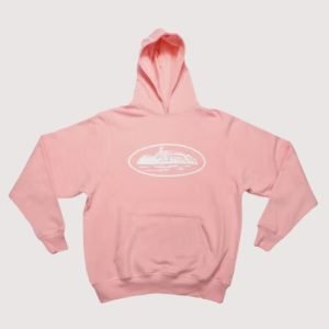 Corteiz Alcatraz Hoodie Baby Pink Limited