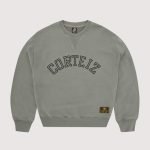 Corteiz Guerillaz Arch Crewneck Olive Sale