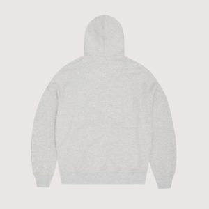 Corteiz Lion Boxy Zip Hoodie Light Heather