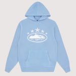 Corteiz 5 Starz Alcatraz Hoodie Baby Blue