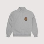 Royale Crest Quarter Zip Heather Grey Limited