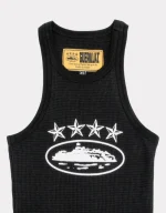 Corteiz 4Starz Alcatraz Womens Tank Top Black