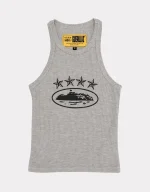 Corteiz 4Starz Alcatraz Womens Tank Top Grey