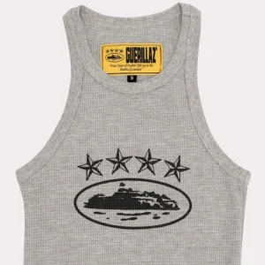Corteiz 4Starz Alcatraz Womens Tank Top Grey