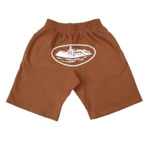 Corteiz Alcatraz Brown Shorts