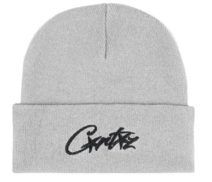 Corteiz Allstarz Folded Beanie Grey